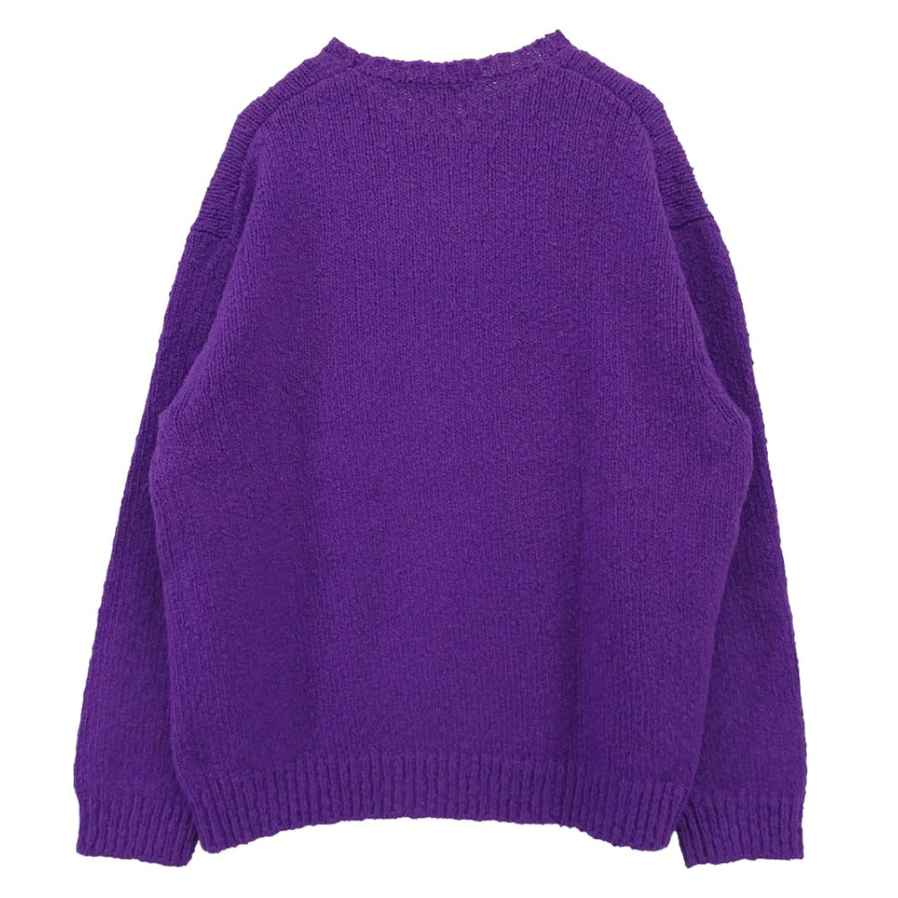 Supreme シュプリーム 24SS Boucle Small Box Sweater ブークレ スモールボックスロゴ セーター パープル系 L【中古】