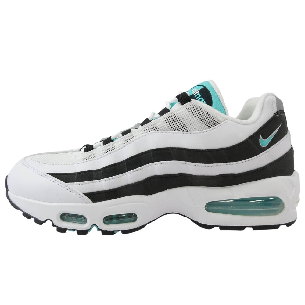 NIKE ナイキ IM7409-001 【フェイクバスターズ鑑定済】 Air Max 95 OG White and Black エアマックス95 OG ホワイト アンド ブラック スニーカー ホワイト系 ライトグリーン系 29cm【極上美品】【中古】