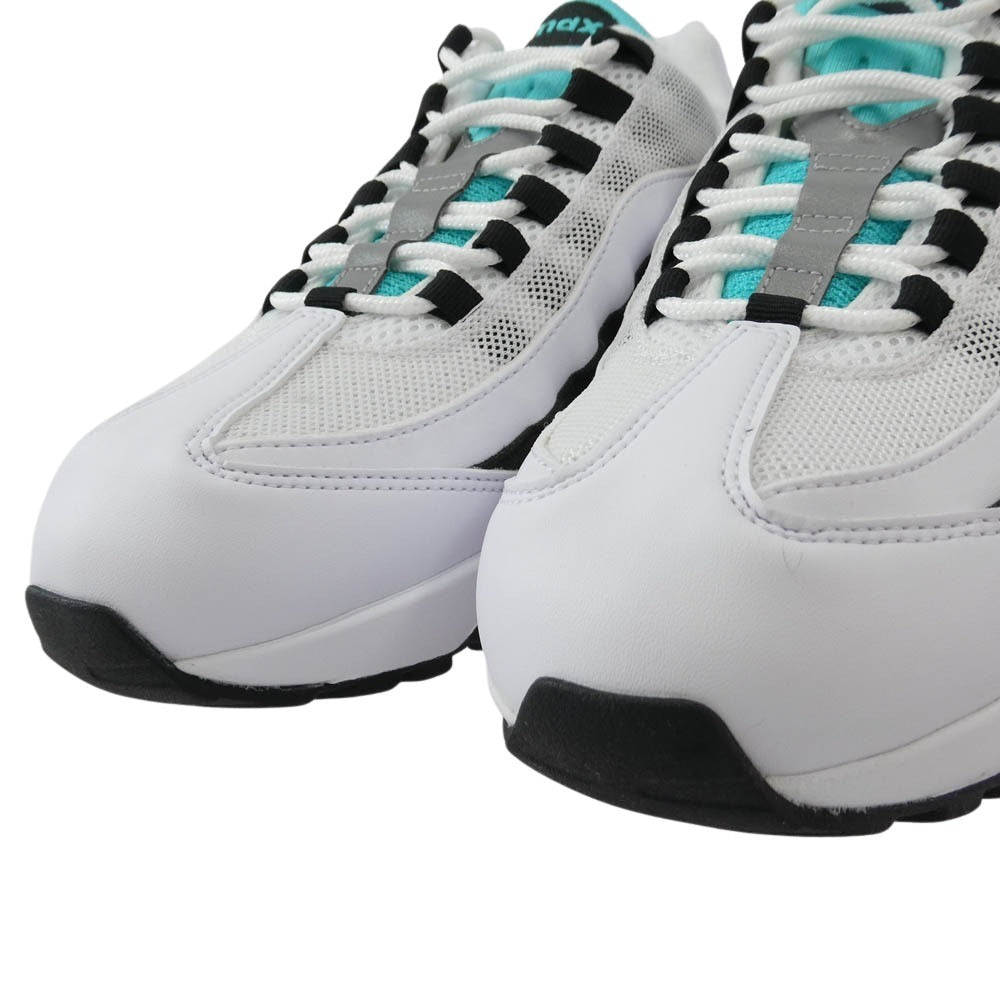 NIKE ナイキ IM7409-001 【フェイクバスターズ鑑定済】 Air Max 95 OG White and Black エアマックス95 OG ホワイト アンド ブラック スニーカー ホワイト系 ライトグリーン系 29cm【極上美品】【中古】