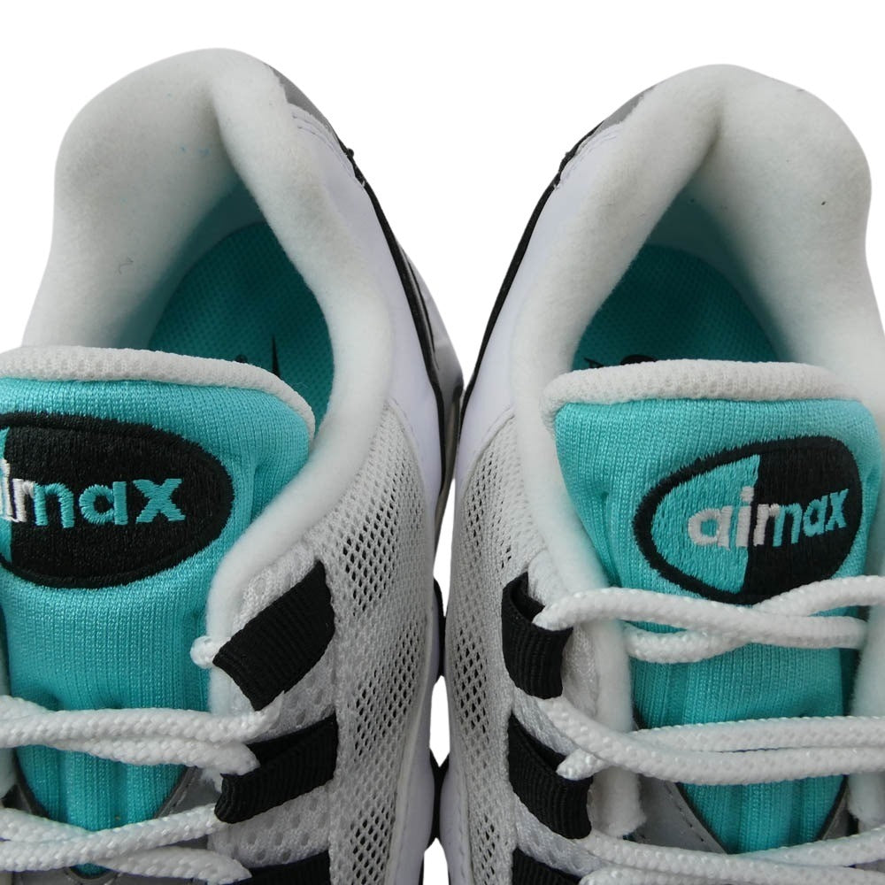 NIKE ナイキ IM7409-001 【フェイクバスターズ鑑定済】 Air Max 95 OG White and Black エアマックス95 OG ホワイト アンド ブラック スニーカー ホワイト系 ライトグリーン系 29cm【極上美品】【中古】