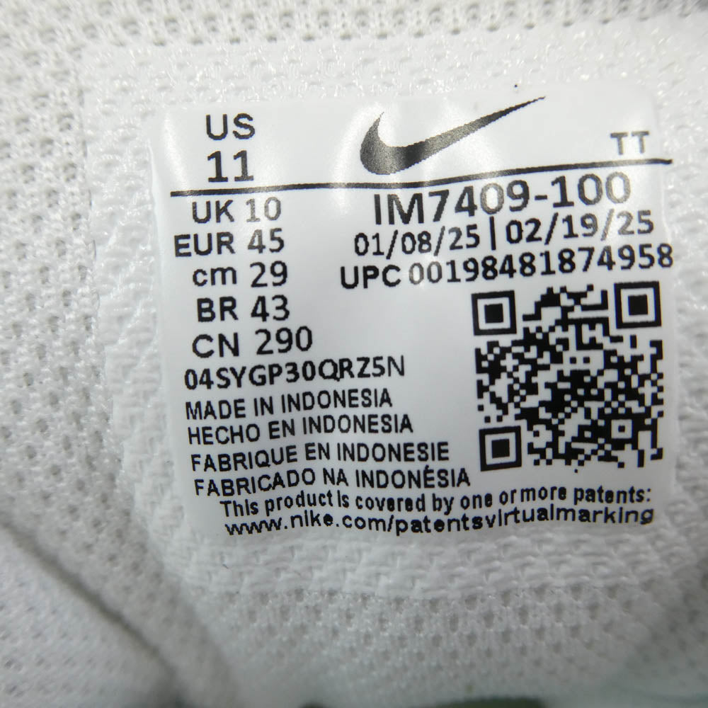 NIKE ナイキ IM7409-001 【フェイクバスターズ鑑定済】 Air Max 95 OG White and Black エアマックス95 OG ホワイト アンド ブラック スニーカー ホワイト系 ライトグリーン系 29cm【極上美品】【中古】