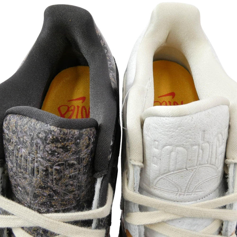 NIKE ナイキ HQ0261-001 【フェイクバスターズ鑑定済】 × NIGO(R) ニゴー Air Force 3 Low SP Kintsugi Phantom and Night Stadium エアフォース3 ロー SP 金継ぎ ファントム アンド ナイトスタジアム スニーカー チャコール系 ホワイト系 29cm【極上美品】【中古】