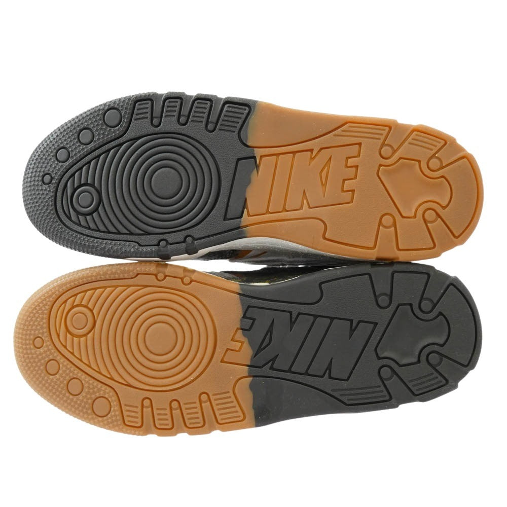 NIKE ナイキ HQ0261-001 【フェイクバスターズ鑑定済】 × NIGO(R) ニゴー Air Force 3 Low SP Kintsugi Phantom and Night Stadium エアフォース3 ロー SP 金継ぎ ファントム アンド ナイトスタジアム スニーカー チャコール系 ホワイト系 29cm【極上美品】【中古】