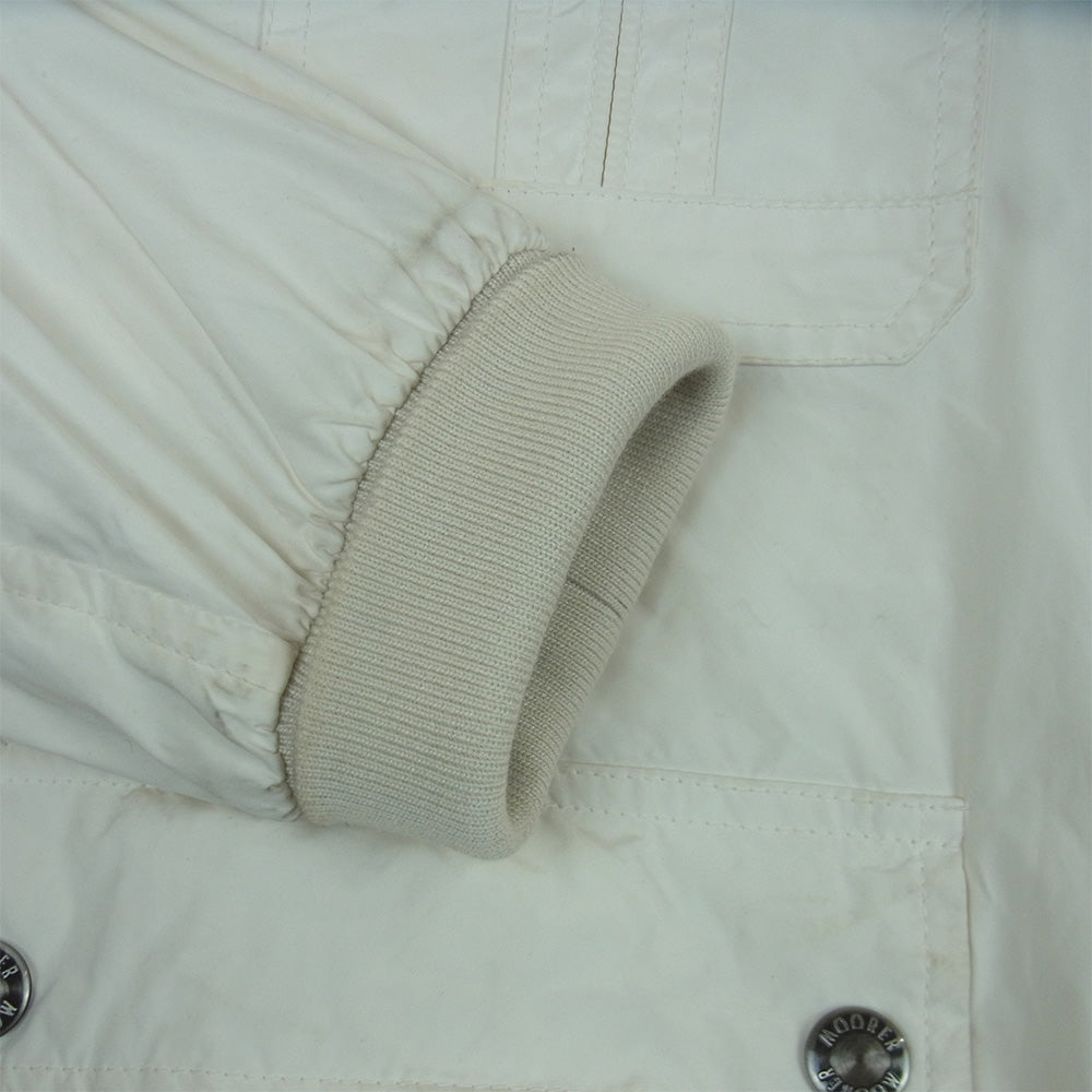 ムーレー FEYEM ジップアップ ポリエステル ナイロン ジャケット イタリア製 オフホワイト系 L【中古】