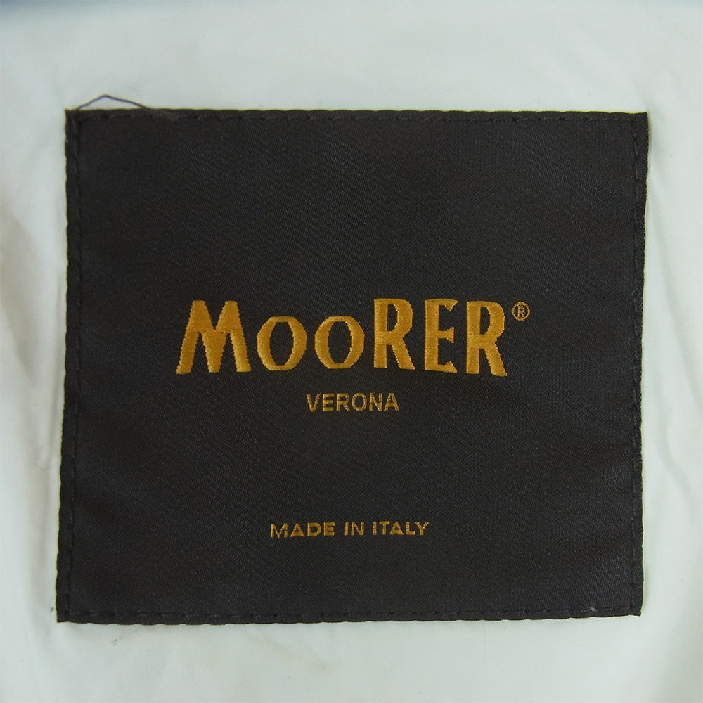 ムーレー FEYEM ジップアップ ポリエステル ナイロン ジャケット イタリア製 オフホワイト系 L【中古】