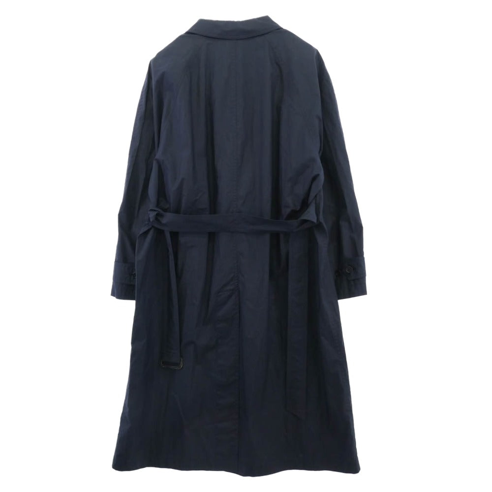 Brioni ブリオーニ PURO COTONE ステンカラー コート ネイビー系 50【中古】