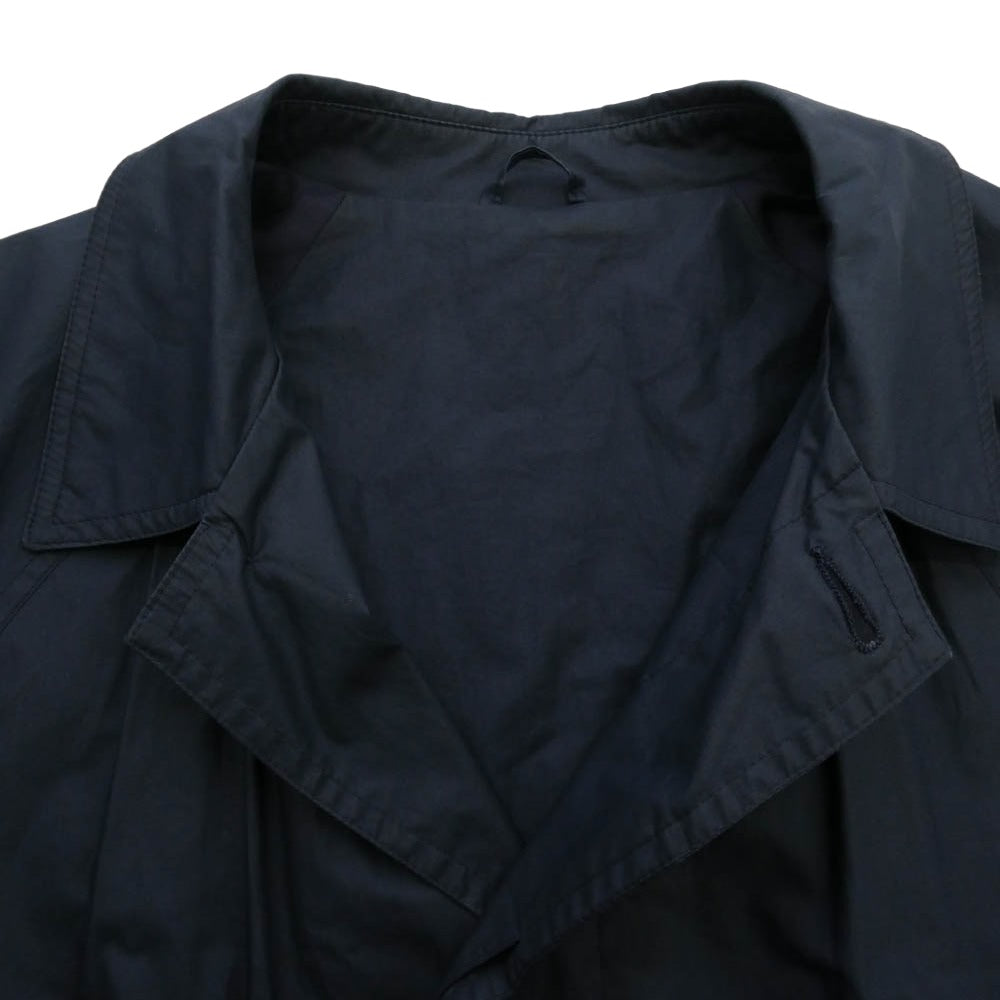 Brioni ブリオーニ PURO COTONE ステンカラー コート ネイビー系 50【中古】