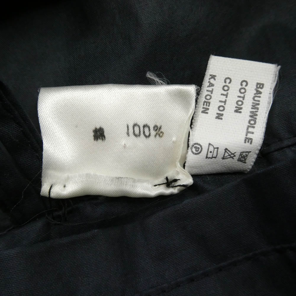 Brioni ブリオーニ PURO COTONE ステンカラー コート ネイビー系 50【中古】