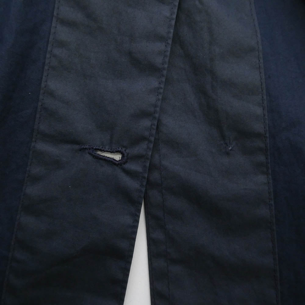 Brioni ブリオーニ PURO COTONE ステンカラー コート ネイビー系 50【中古】