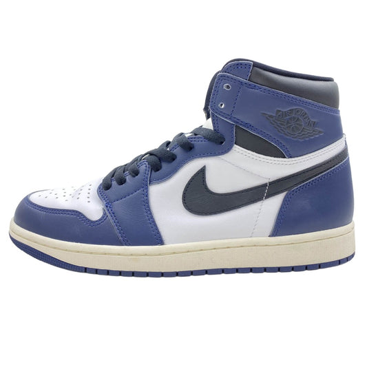 NIKE ナイキ DZ5485-401 Air Jordan 1 Retro High OG Midnight Navy AJ1 エアジョーダン1 レトロ ハイカットスニーカー ネイビー系 ホワイト系 28cm【美品】【中古】