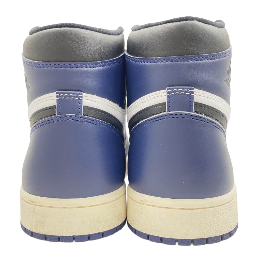 NIKE ナイキ DZ5485-401 Air Jordan 1 Retro High OG Midnight Navy AJ1 エアジョーダン1 レトロ ハイカットスニーカー ネイビー系 ホワイト系 28cm【美品】【中古】