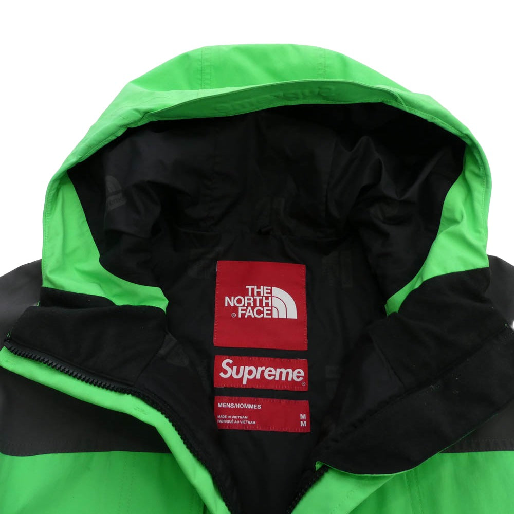 Supreme シュプリーム 20SS NP619031 × The North Face ノースフェイス RTG Jacket GORE-TEX マウンテン パーカー ナイロンジャケット 蛍光グリーン系 M【中古】