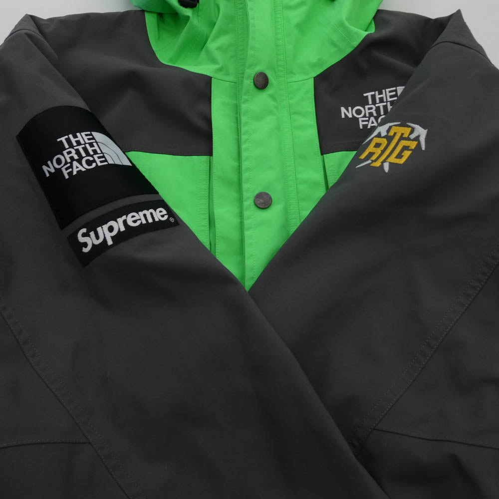 Supreme シュプリーム 20SS NP619031 × The North Face ノースフェイス RTG Jacket GORE-TEX マウンテン パーカー ナイロンジャケット 蛍光グリーン系 M【中古】