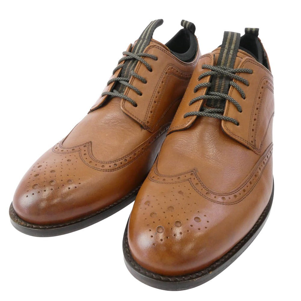 COLE HAAN コールハーン C31354 Holland Grand Long Wing ホーランド グランド ロング ウィング ウィングチップ レザー シューズ ブラウン系 26【美品】【中古】
