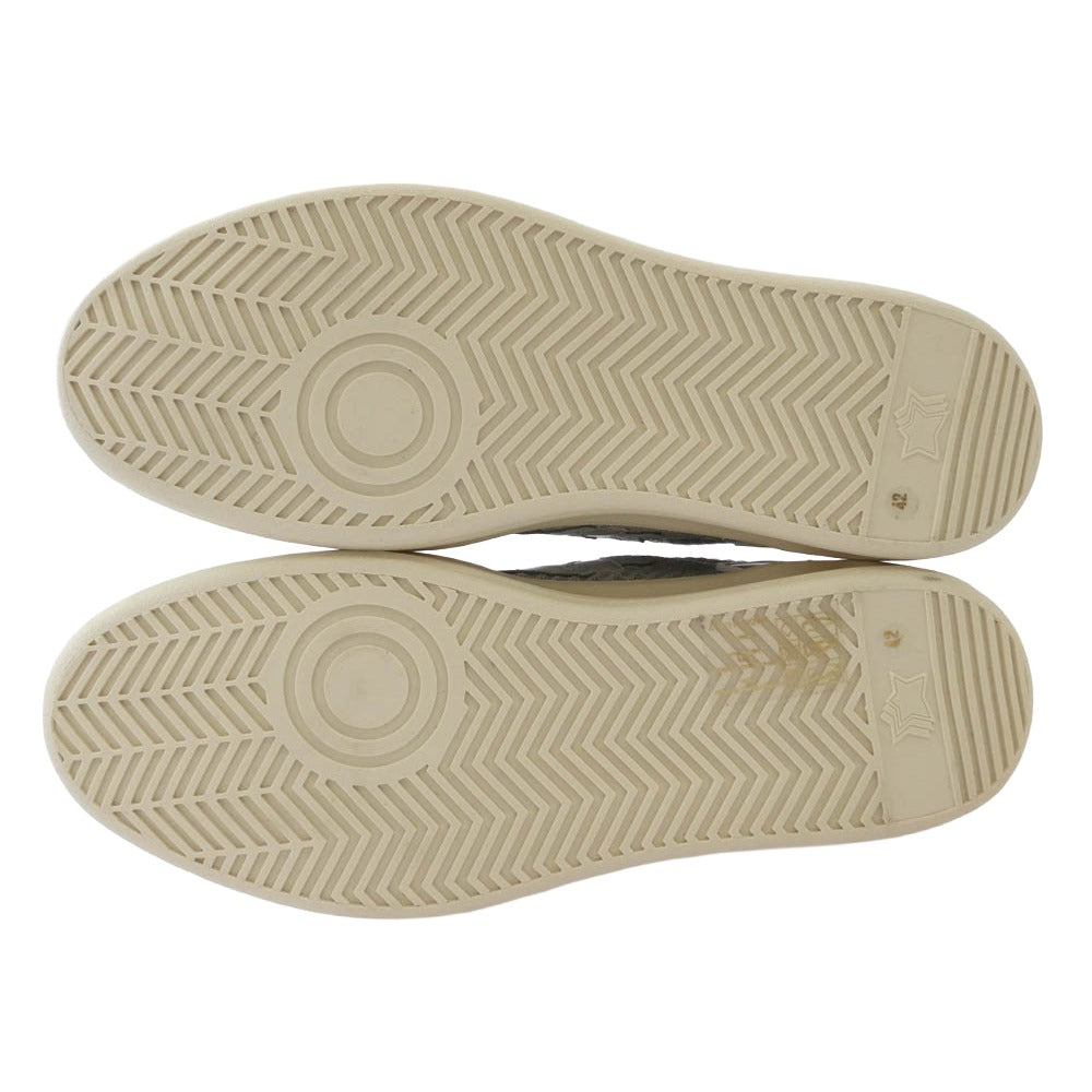 Atlantic STARS アトランティックスターズ AS9GGTE270 RIGEL スニーカー グレー系 オフホワイト系 42【極上美品】【中古】