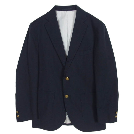 UNITED ARROWS ユナイテッドアローズ 3222-116-0113 GREEN LABEL RELAXING グリーン レーベル リラクシング 段返り 2B 紺ブレザー ジャケット ネイビー系 S【中古】