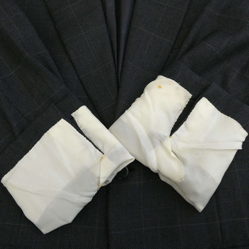Brioni ブリオーニ TRAIANO トライアーノ テーラード ジャケット セットアップ スーツ グレー系 38【中古】