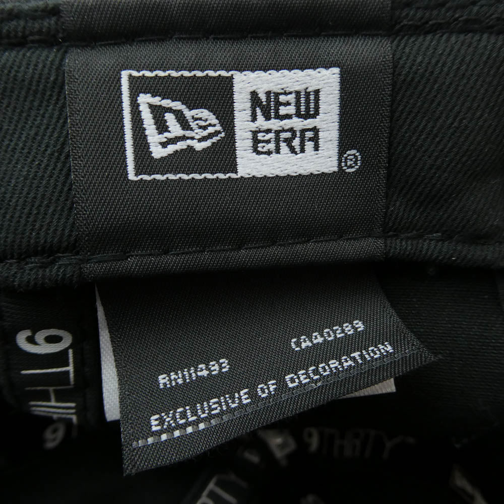 NEW ERA ニューエラ 9THIRTY 刺繍ロゴ バックストラップ付きキャップ 帽子 ブラック系【中古】