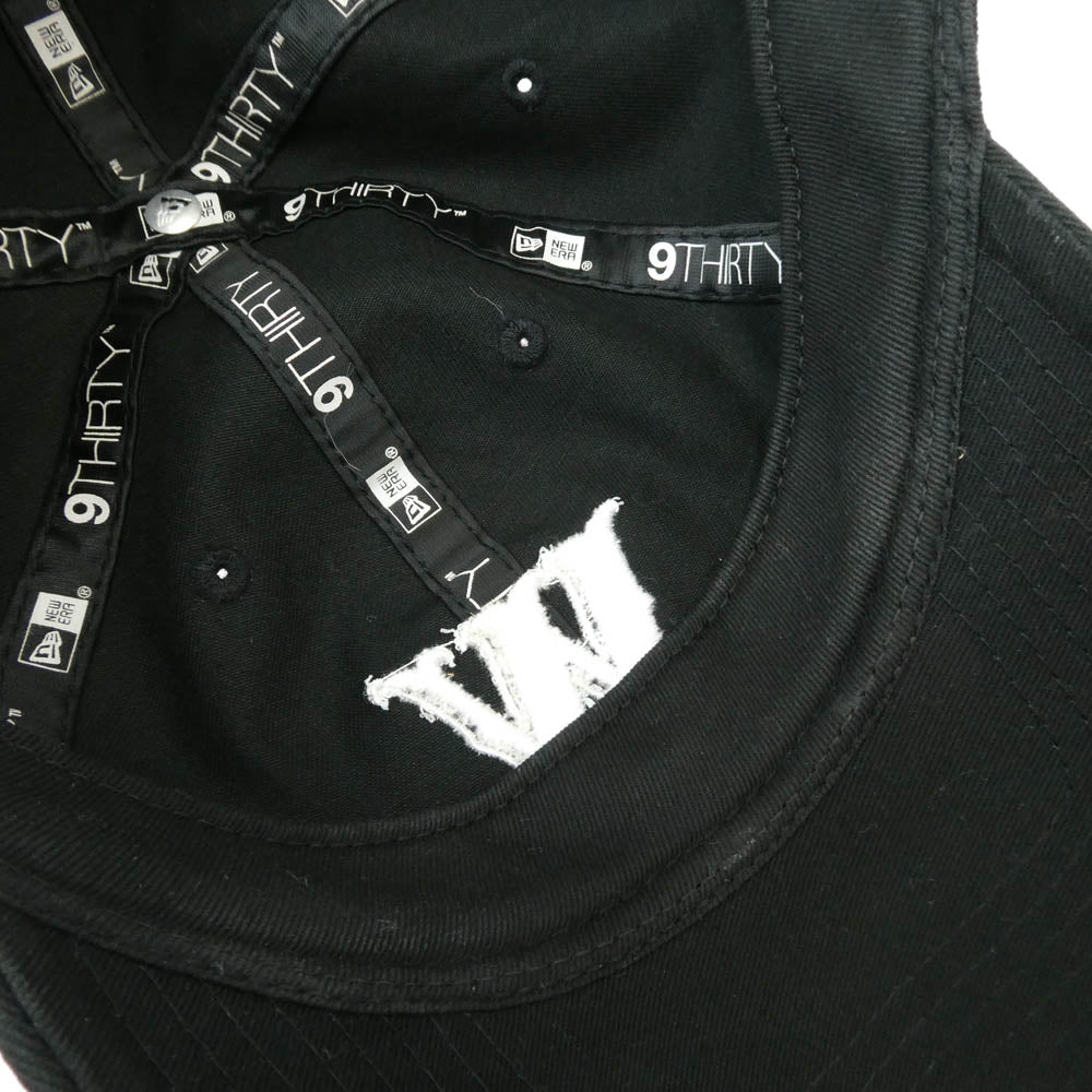 NEW ERA ニューエラ 9THIRTY 刺繍ロゴ バックストラップ付きキャップ 帽子 ブラック系【中古】