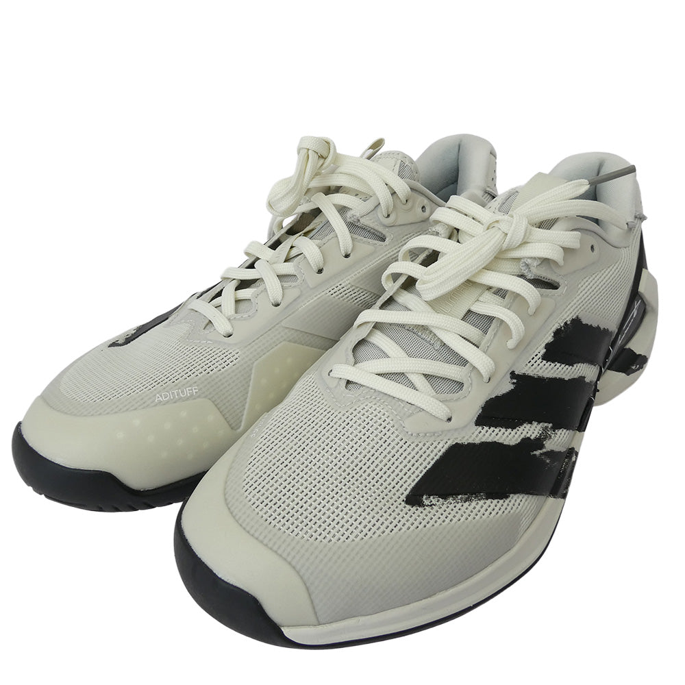 Y-3 Yohji Yamamoto ワイスリー ヨウジヤマモト JP7719 ADIZERO UBERSONIC 5 Tennis Orbit Grey アディゼロ ウーバーソニック 5 テニス オービット グレー スニーカー グレー系 27.5cm【美品】【中古】