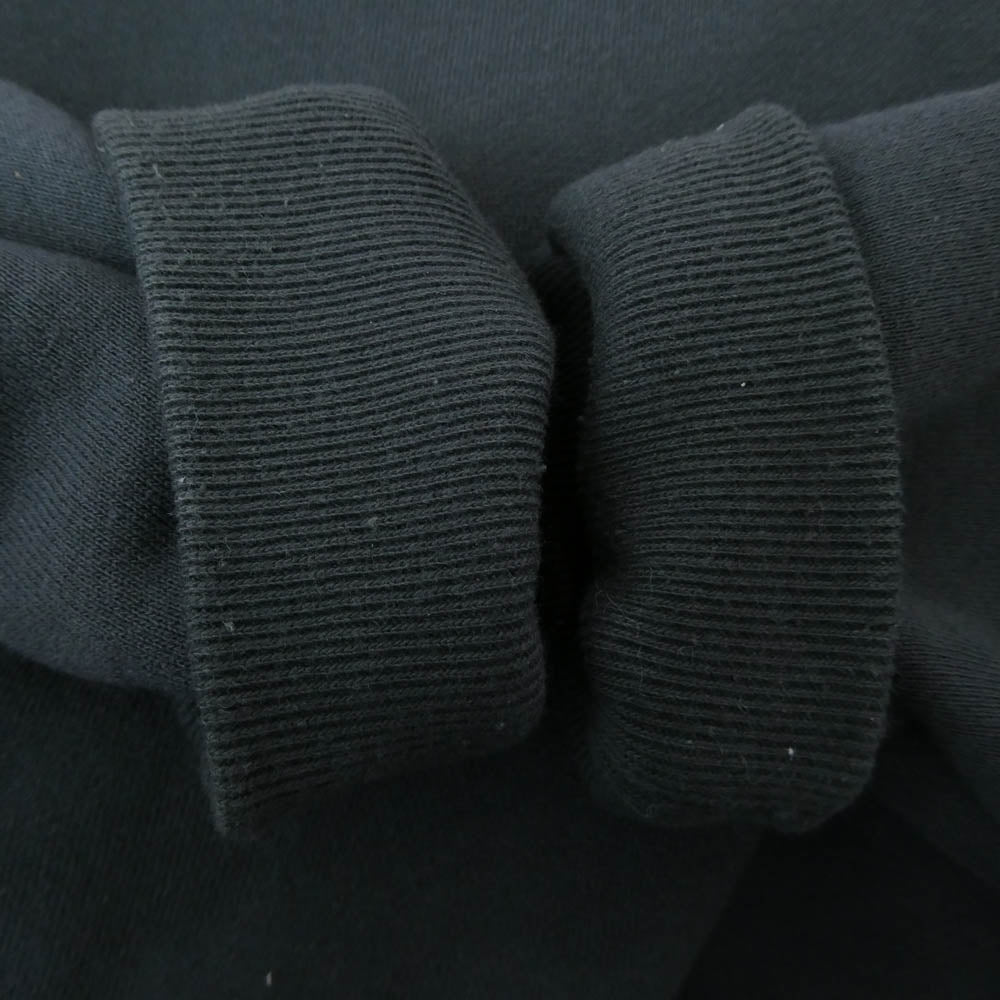 TOGA トーガ 24SS TV261-JL312 POLO COLLAR SWEATSHIRT ジップポケット ポロ カラー コットン 長袖 スウェットシャツ チャコール系 ブラック系 36【美品】【中古】