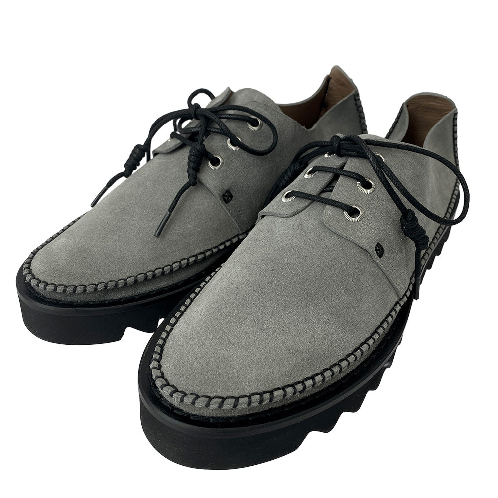 TOGA トーガ AJ1134 Grey Suede Oxfords グレー スエード オックスフォーズ ローカット シューズ グレー系 ブラック系 41【極上美品】【中古】