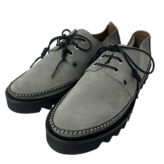 TOGA トーガ AJ1134 Grey Suede Oxfords グレー スエード オックスフォーズ ローカット シューズ グレー系 ブラック系 41【極上美品】【中古】