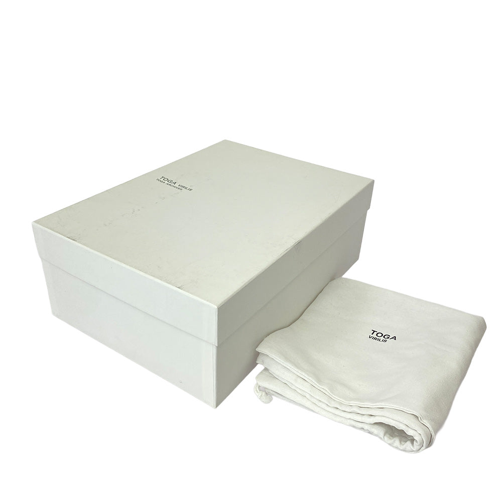 TOGA トーガ AJ1134 Grey Suede Oxfords グレー スエード オックスフォーズ ローカット シューズ グレー系 ブラック系 41【極上美品】【中古】