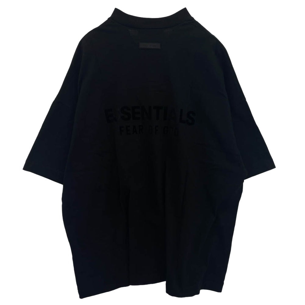FEAR OF GOD フィアオブゴッド 125SP244214F Essentials エッセンシャルズ V-NECK T-SHIRT Vネック 半袖 Tシャツ ブラック系 S【美品】【中古】