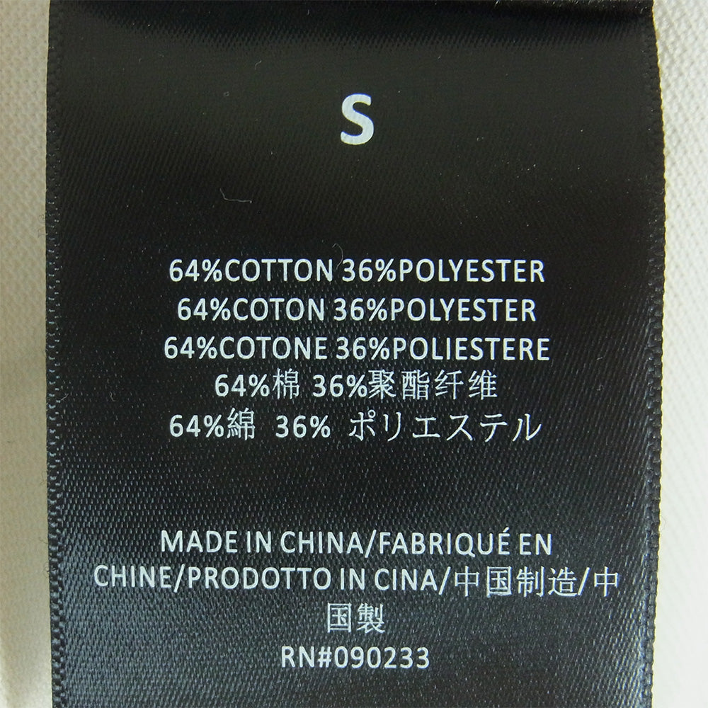 FEAR OF GOD フィアオブゴッド 125BT244322F Essentials エッセンシャルズ Pique Long Sleeve Polo SHELL ピケ 長袖 ポロ シャツ オフホワイト系 S【美品】【中古】