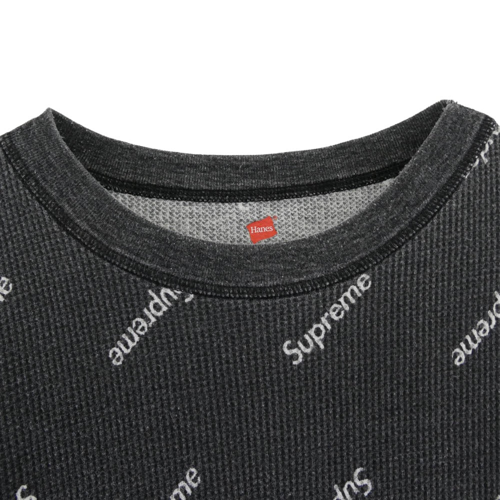 Supreme シュプリーム Hanes Thermal Crew ヘインズ サーマル 長袖