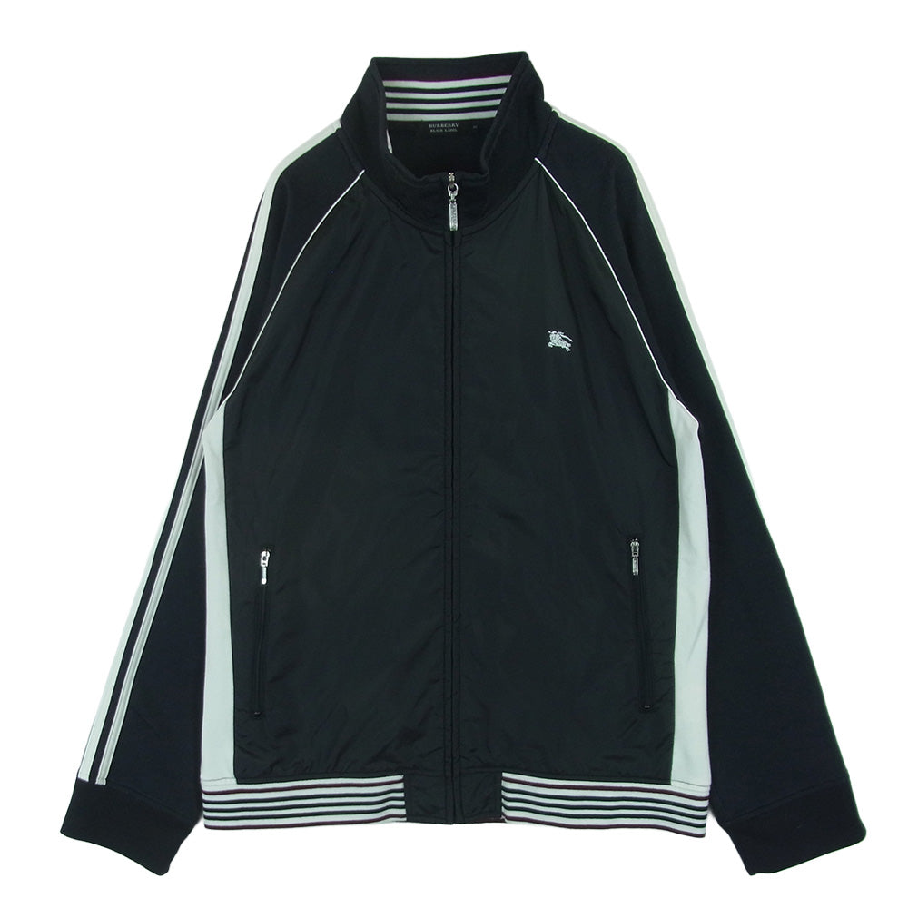 BURBERRY BLACK LABEL バーバリーブラックレーベル BMV26-410-09 ジップアップ トラック ジャケット ブルゾン ブラック系 3【中古】