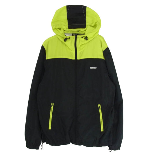 DIESEL ディーゼル リフレクター バッグ ロゴ ナイロン ジャケット ブラック系 M【中古】