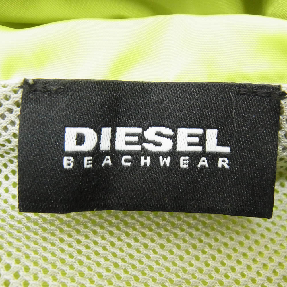 DIESEL ディーゼル リフレクター バッグ ロゴ ナイロン ジャケット ブラック系 M【中古】