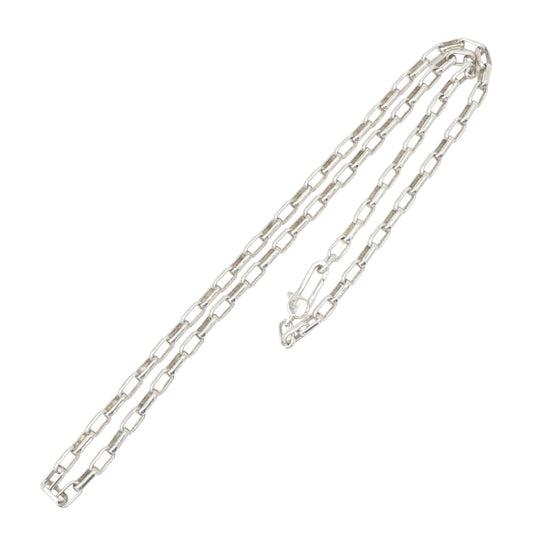 GUCCI グッチ スクエア チェーン ネックレス シルバー系【中古】