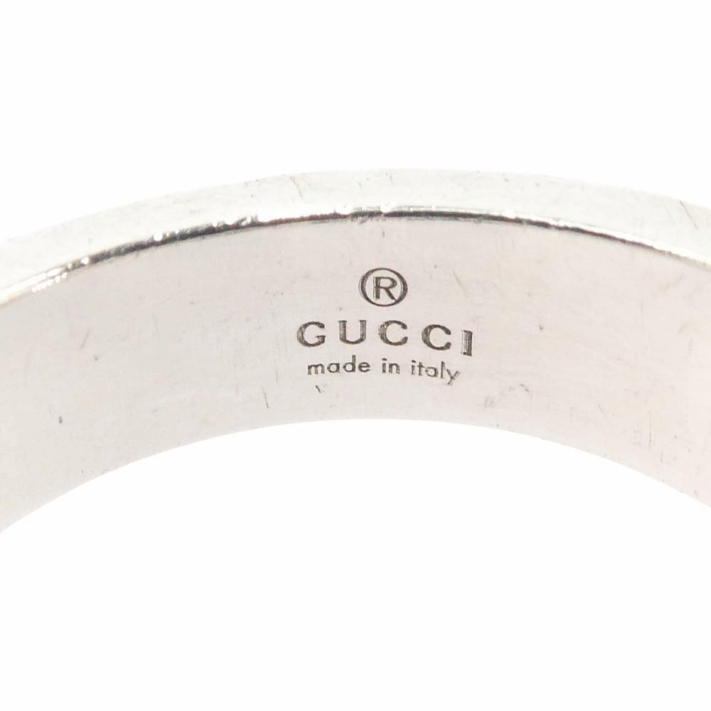 GUCCI グッチ GGロゴ インターロッキング リング 指輪 シルバー系 11.5号【中古】 GUCCI グッチ GGロゴ インターロッキング リング 指輪 シルバー系 11.5