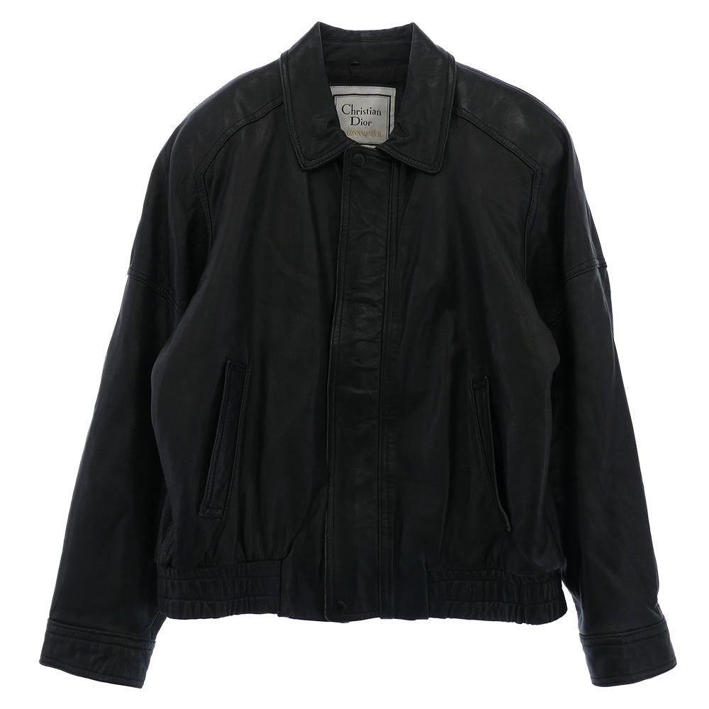 Christian Dior クリスチャンディオール christian dior le connaisseur レザージャケット ブラック系 40【中古】