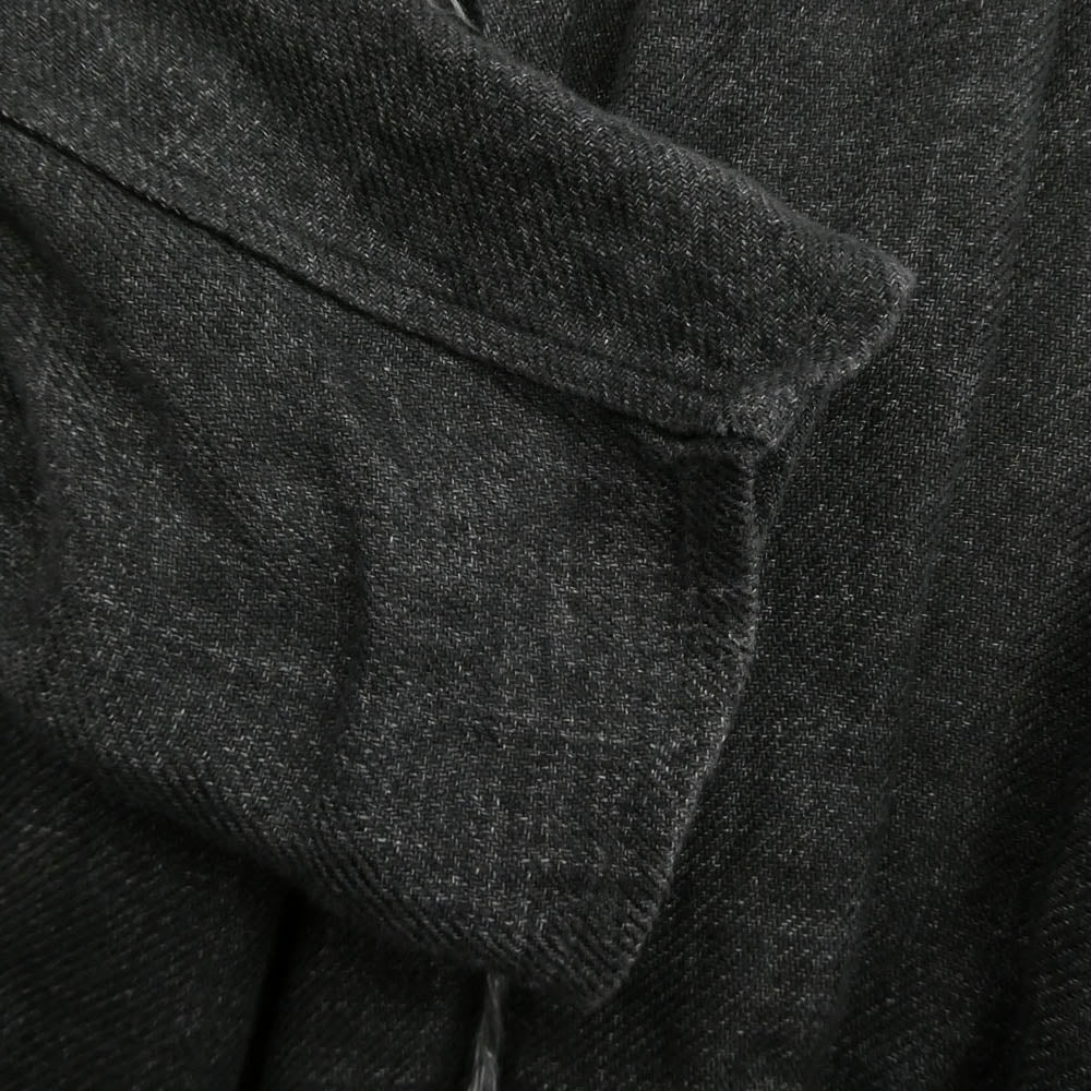 COMOLI コモリ 22SS V01-01010 リネン スタンドカラー ジャケット ブラック系 3【中古】