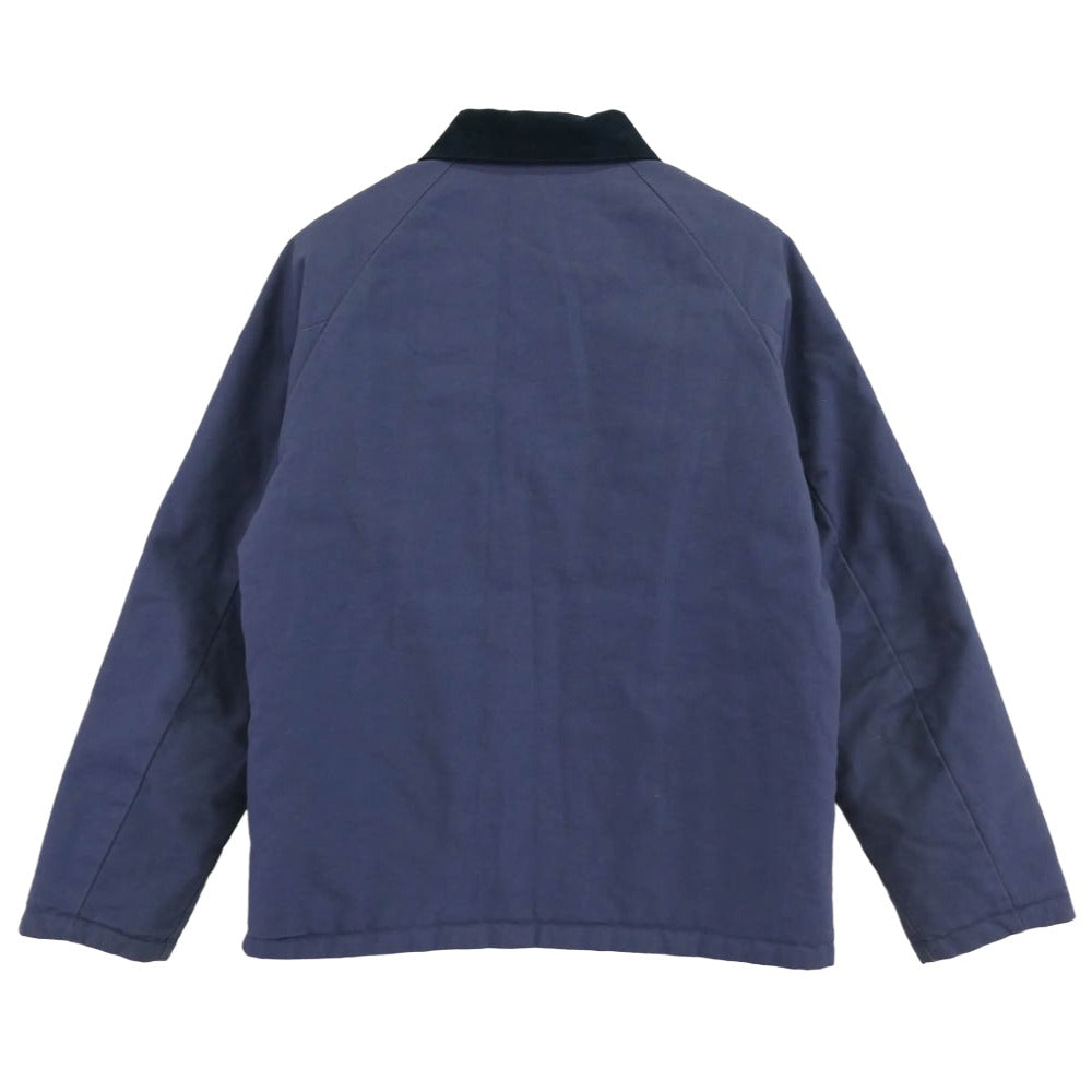 STANDARD CALIFORNIA スタンダードカリフォルニア Reversible Quilted Duck Work Jacket リバーシブル キルティング ダック キャンバス カバーオール ワーク ジャケット ネイビー系 カーキ系 M【中古】