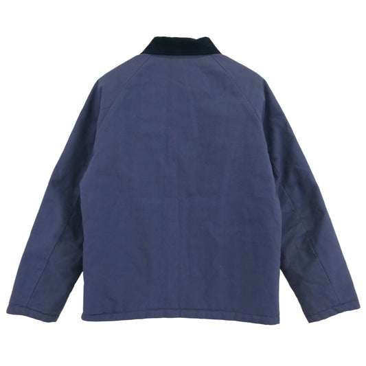 STANDARD CALIFORNIA スタンダードカリフォルニア Reversible Quilted Duck Work Jacket リバーシブル キルティング ダック キャンバス カバーオール ワーク ジャケット ネイビー系 カーキ系 M【中古】