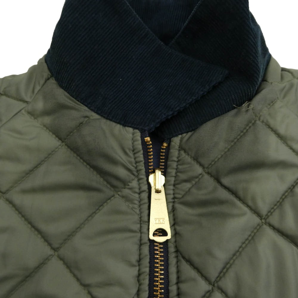 STANDARD CALIFORNIA スタンダードカリフォルニア Reversible Quilted Duck Work Jacket リバーシブル キルティング ダック キャンバス カバーオール ワーク ジャケット ネイビー系 カーキ系 M【中古】