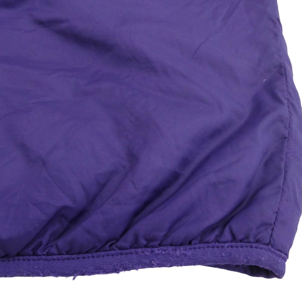 patagonia パタゴニア 98AW 84018 90S USA製 PUFFBALL VEST パフボール ベスト ハーフジップ 中綿 ベスト リップストップ パープル系 レッド系 M【中古】