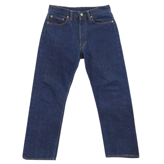 Levi's リーバイス 70s ヴィンテージ 濃紺 501 66前期 BIGE ビッグE 両面不均等V ボタン裏刻印2 デニム パンツ ジーンズ W34 L32 インディゴブルー系 W34/L32【美品】【中古】