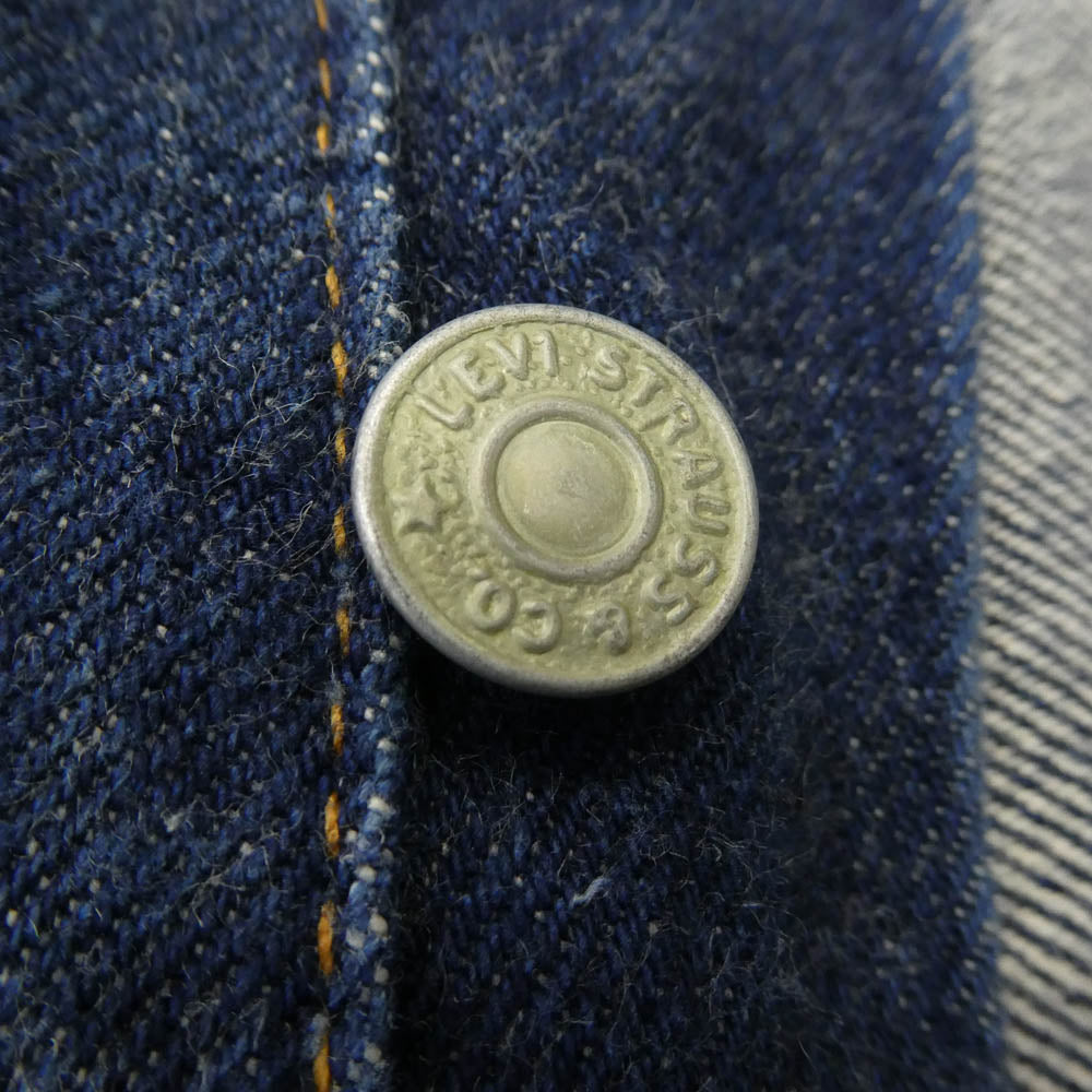 Levi's リーバイス 70s ヴィンテージ 濃紺 501 66前期 BIGE ビッグE 両面不均等V ボタン裏刻印2 デニム パンツ ジーンズ W34 L32 インディゴブルー系 W34/L32【美品】【中古】