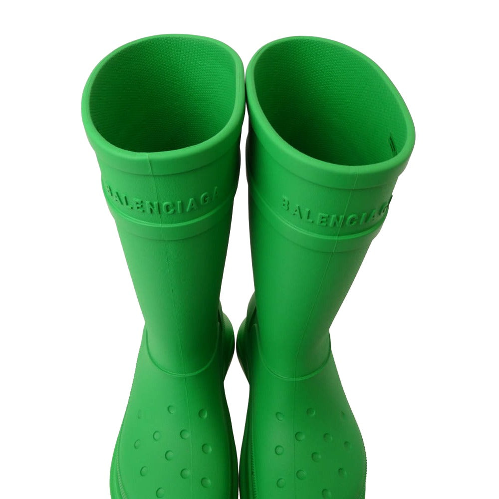 BALENCIAGA バレンシアガ 411457 Crocs Boot Green クロックス ラバー