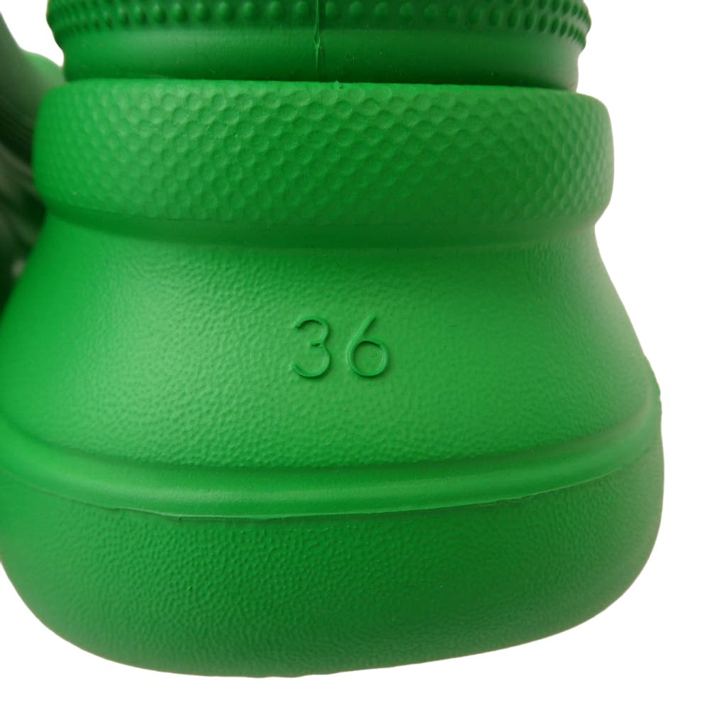 BALENCIAGA バレンシアガ 411457 Crocs Boot Green クロックス ラバー