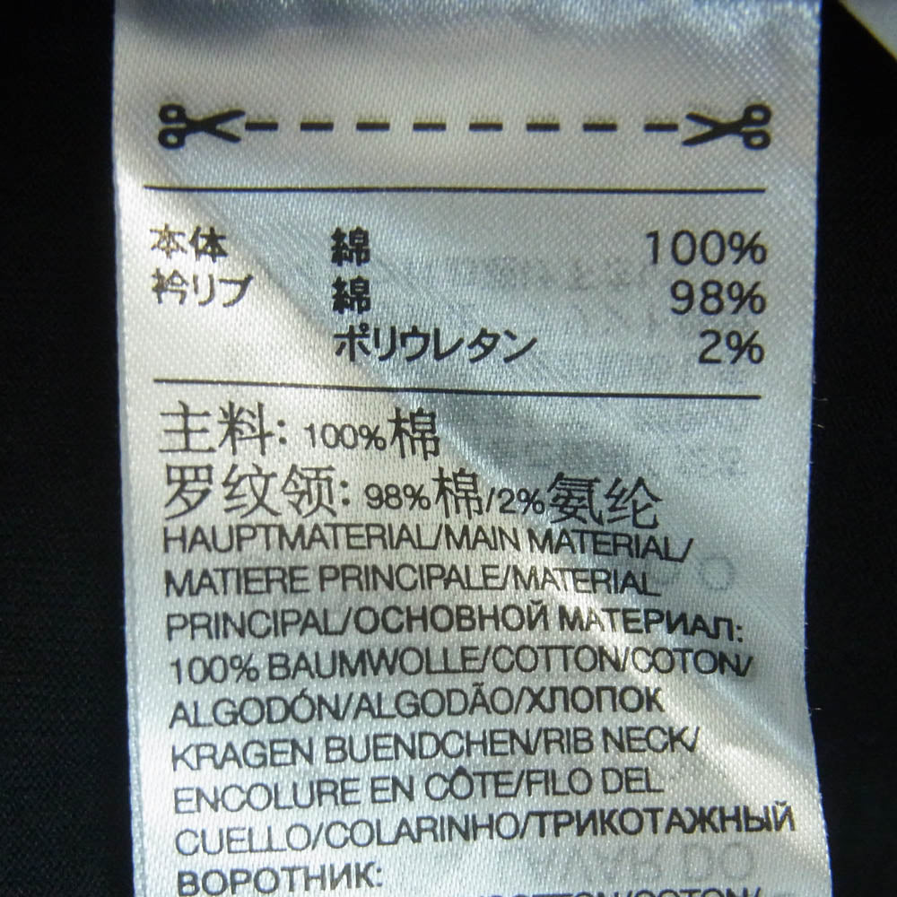 Y-3 Yohji Yamamoto ワイスリー ヨウジヤマモト IN4349 GFX SS TEE グラフィック フラワープリント ショートスリーブ 半袖 Tシャツ カットソー ブラック系 M【中古】