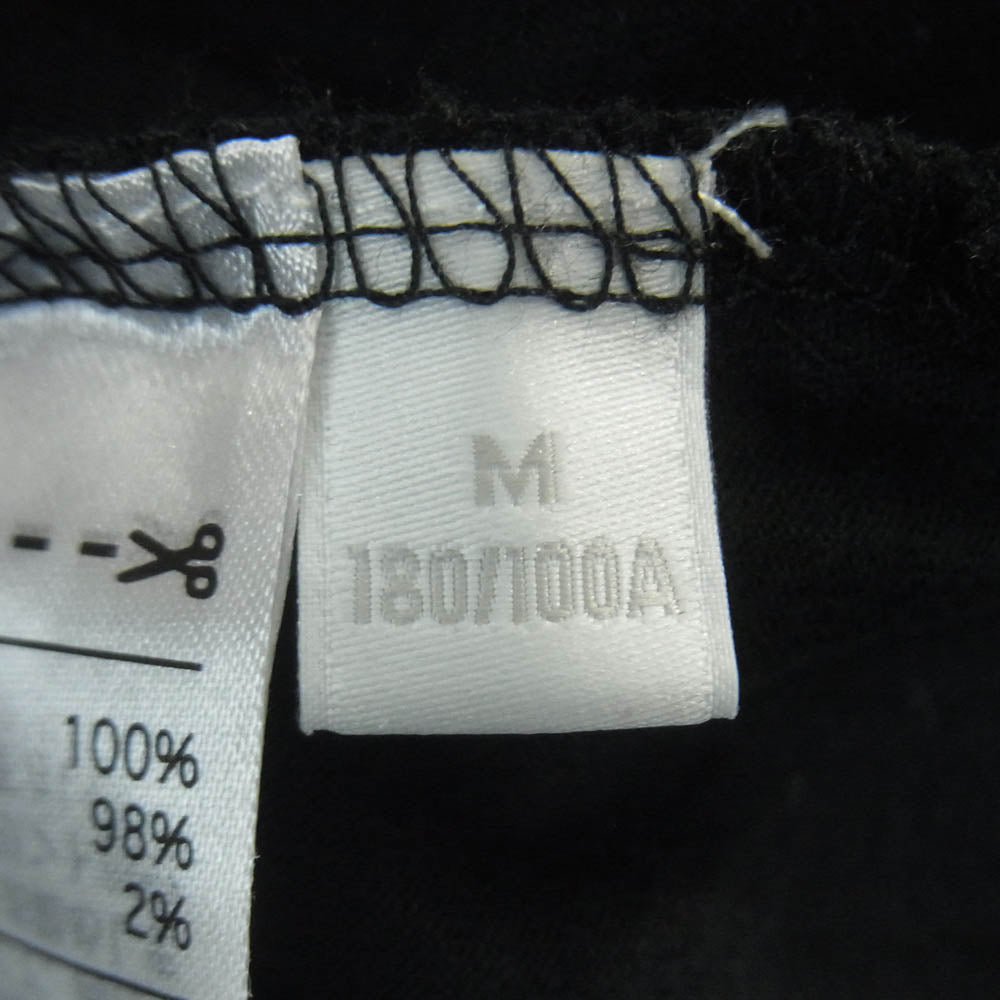 Y-3 Yohji Yamamoto ワイスリー ヨウジヤマモト IN4349 GFX SS TEE グラフィック フラワープリント ショートスリーブ 半袖 Tシャツ カットソー ブラック系 M【中古】