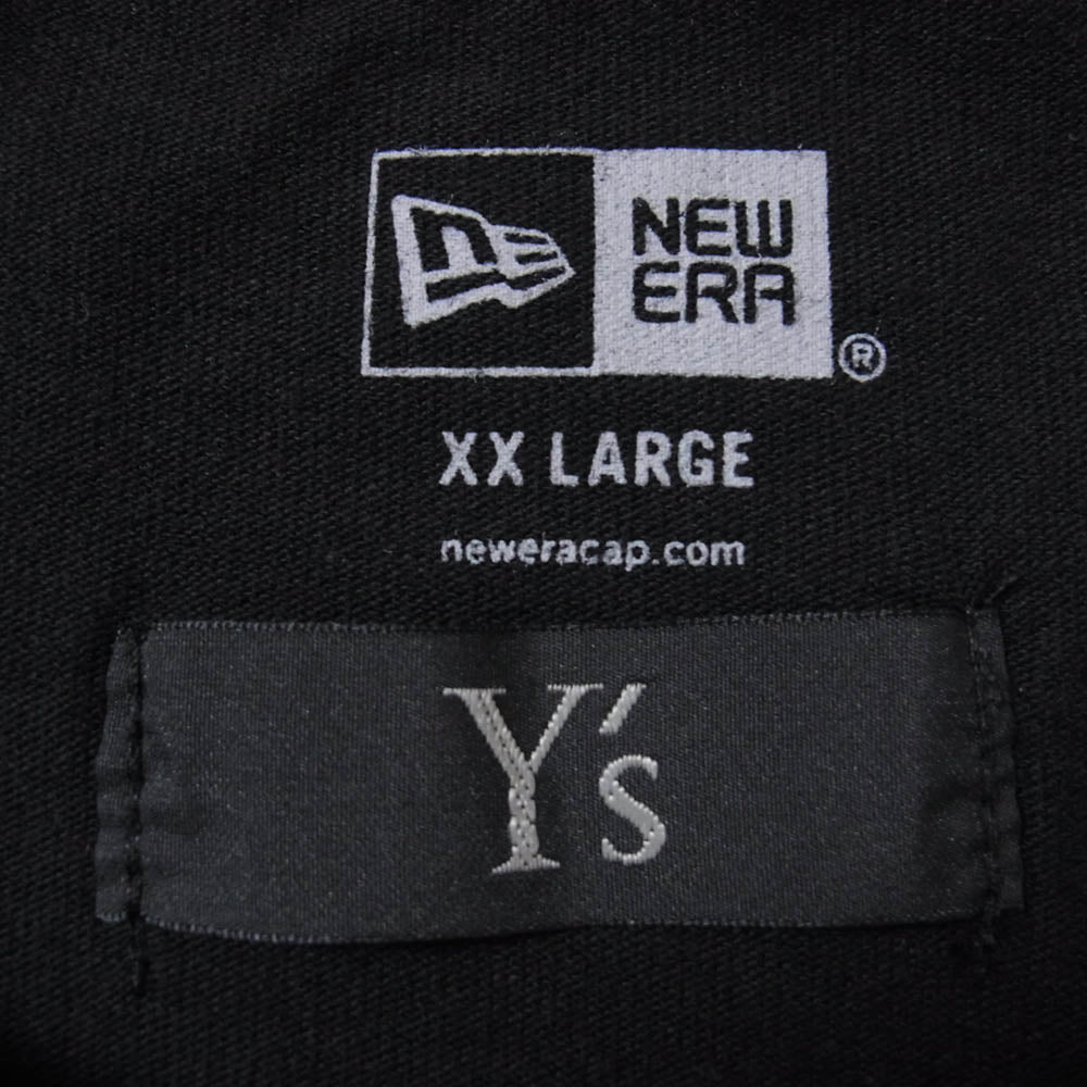 Y's Yohji Yamamoto ワイズ ヨウジヤマモト YL-T81-950 New Era S/S COTTON TEE ニューエラ ロゴプリント クルーネック 半袖 カットソー Tシャツ ブラック系 5【極上美品】【中古】