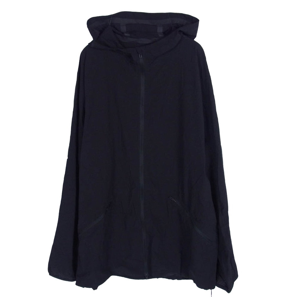 Y-3 Yohji Yamamoto ワイスリー ヨウジヤマモト IN8746 M RUN JACKET フーデッド ナイロン ランニング ジャケット ブラック系 XL【中古】